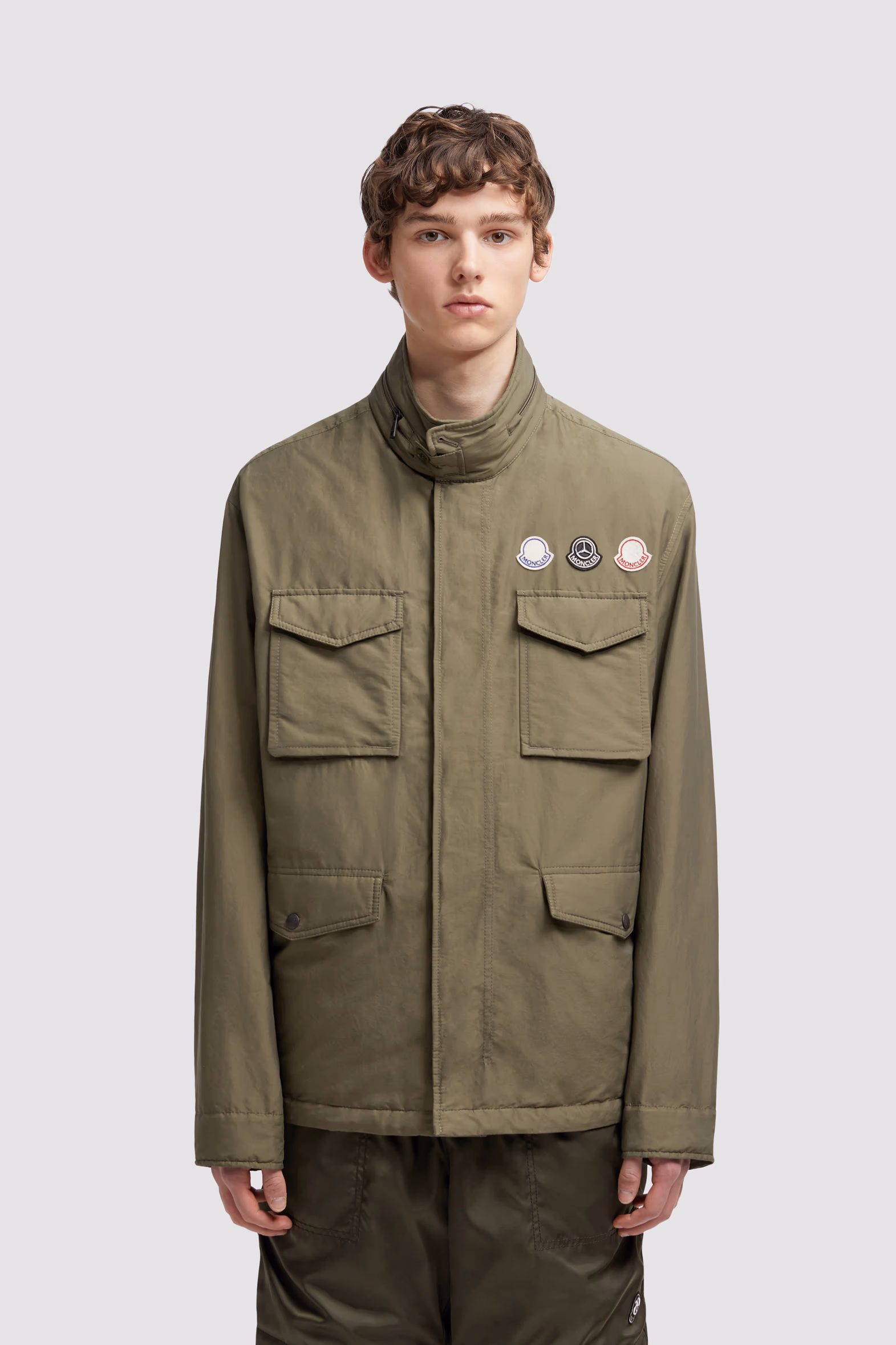 Moncler x Mercedes-Benz by NIGO Orus Down Field Jacket Men Olive Green Moncler 5